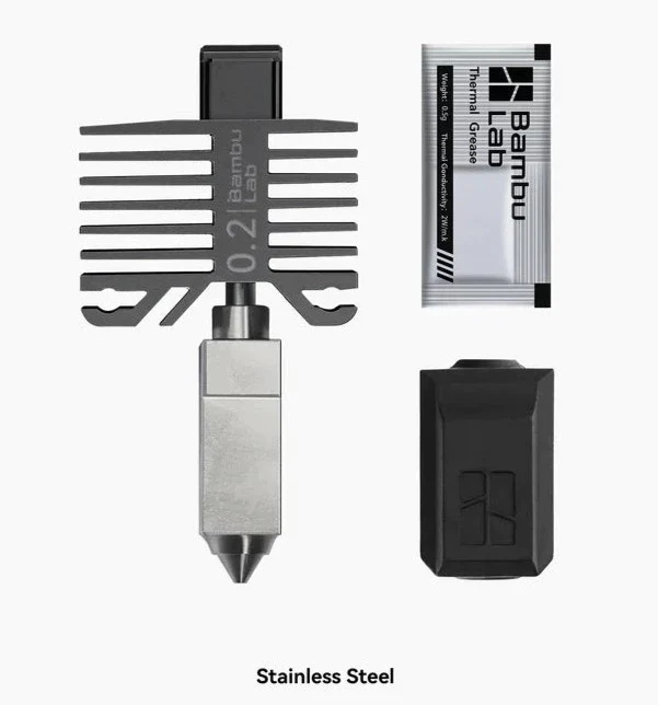 Bambu Lab - Hotend with Hardened Steel Nozzle (X1/P1)