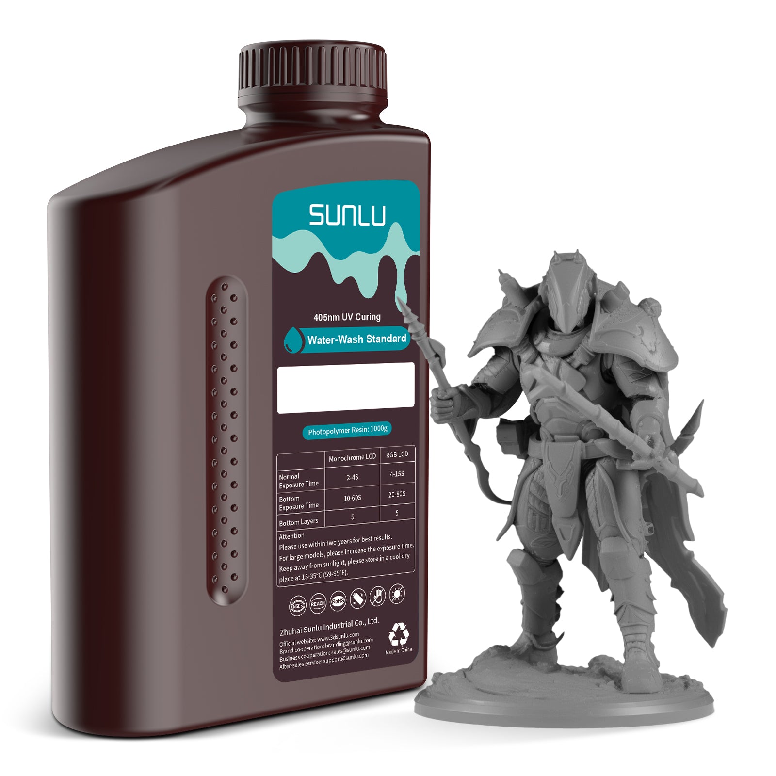 SUNLU - Water Washable Standard Resin 1 Kg