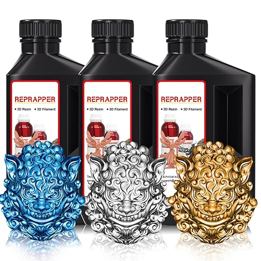 RepRapper Metallic 3D Printer Resin 405nm