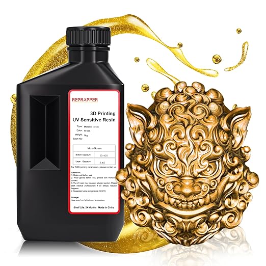 RepRapper Metallic 3D Printer Resin 405nm