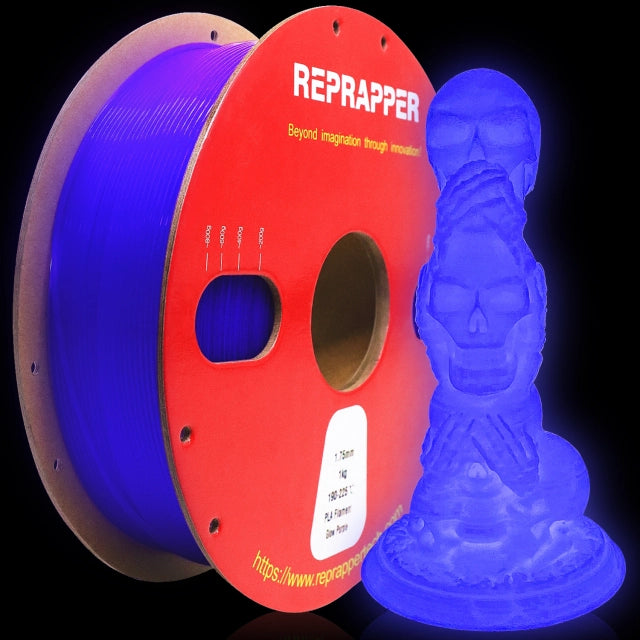 RepRapper Technologies - Glow-in-the-dark PLA - 1.75 mm