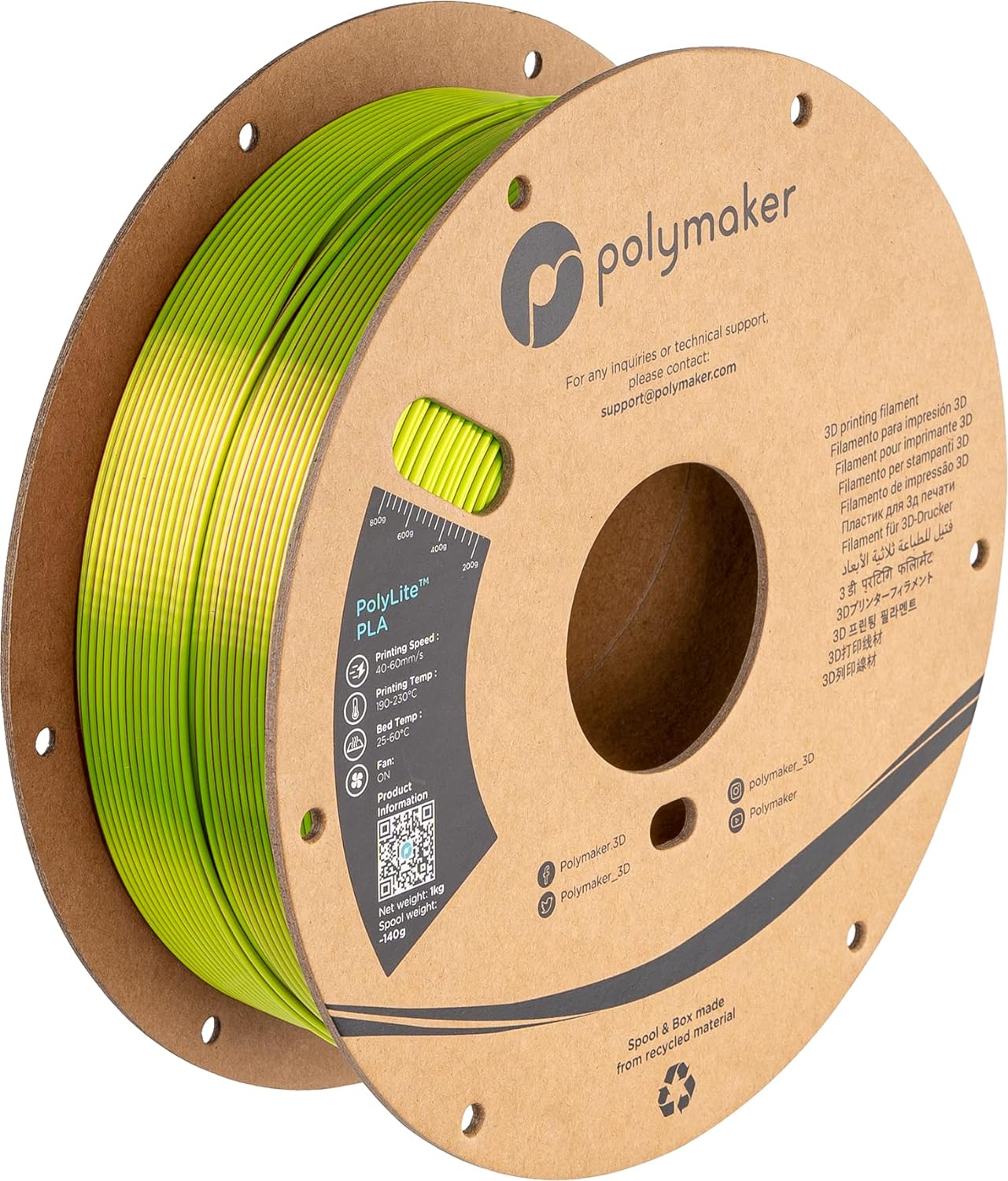 PolyLite Dual Silk PLA 1 kg