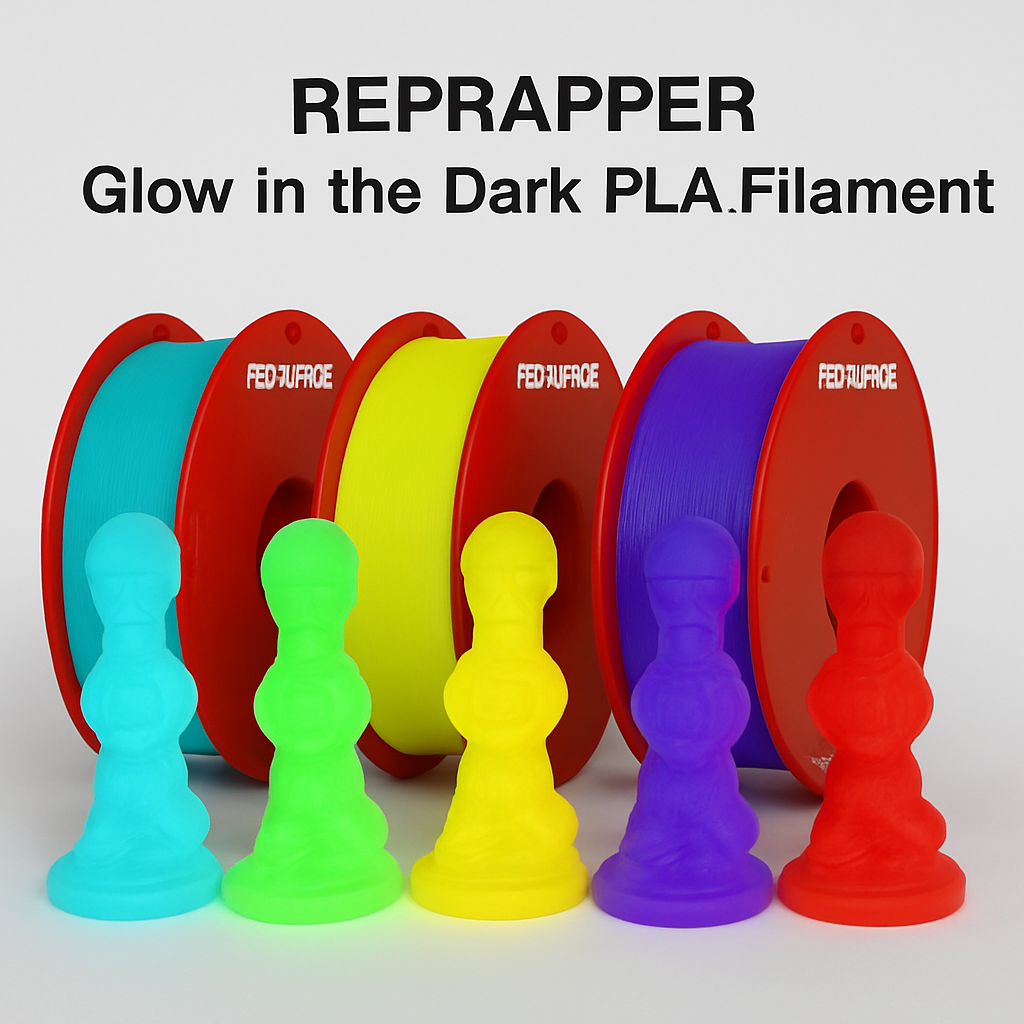 RepRapper Technologies - Glow-in-the-dark PLA - 1.75 mm