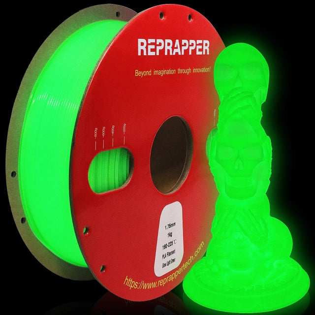 RepRapper Technologies - Glow-in-the-dark PLA - 1.75 mm