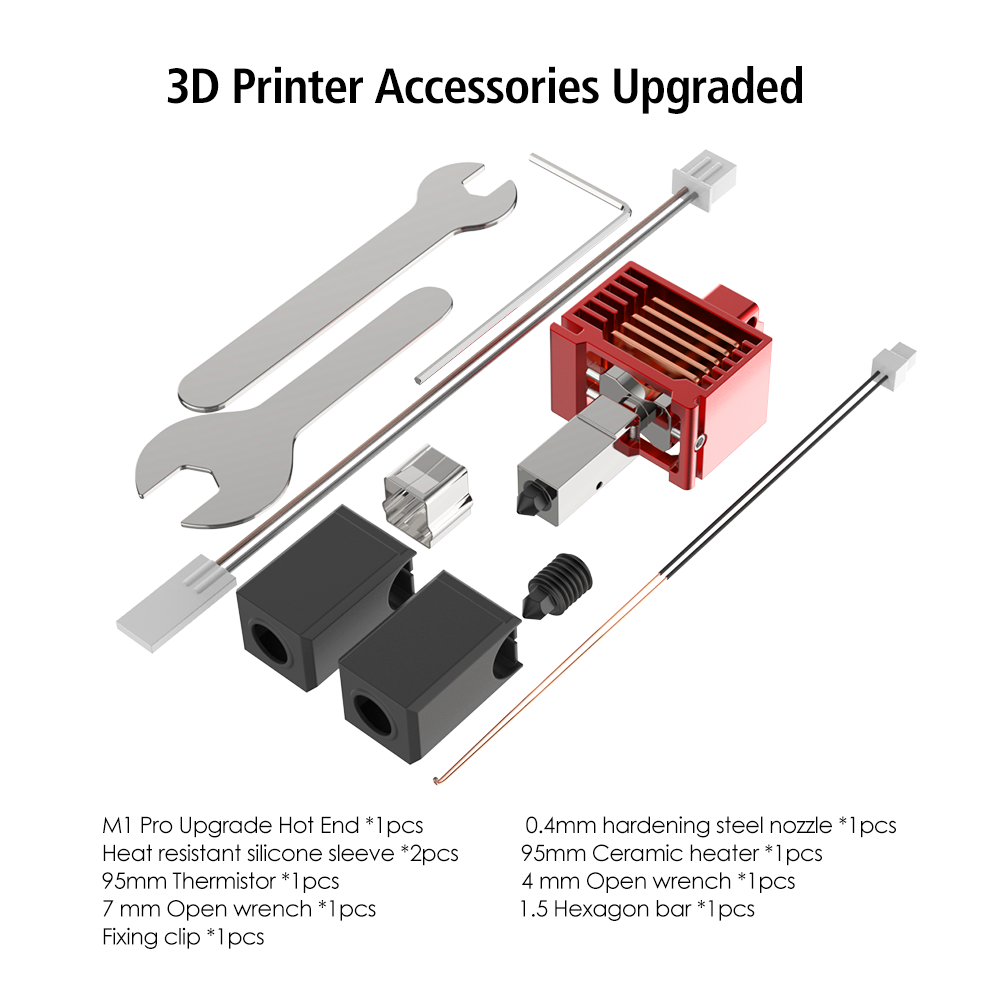 Modefine 3D M1 Pro Bambu X1 Series Hotend