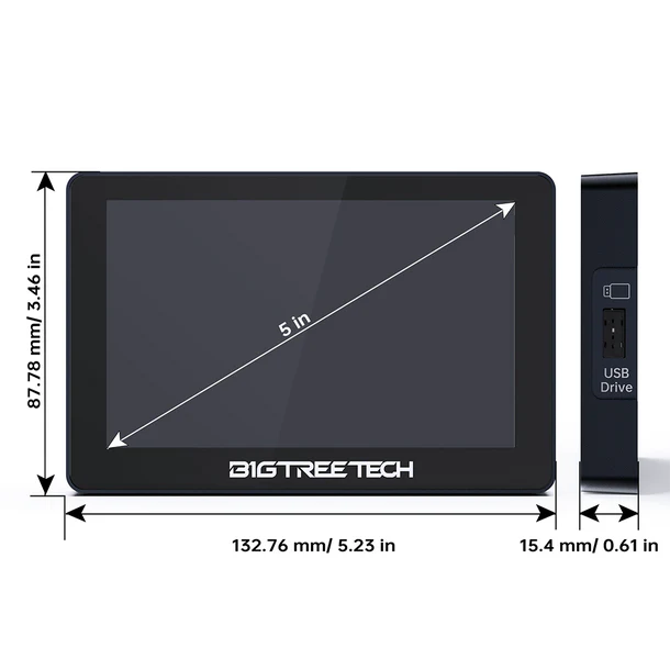 BIGTREETECH Panda Touch V1.0 - 5 Inch Touch Screen with dock