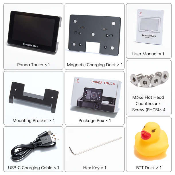 BIGTREETECH Panda Touch V1.0 - 5 Inch Touch Screen with dock