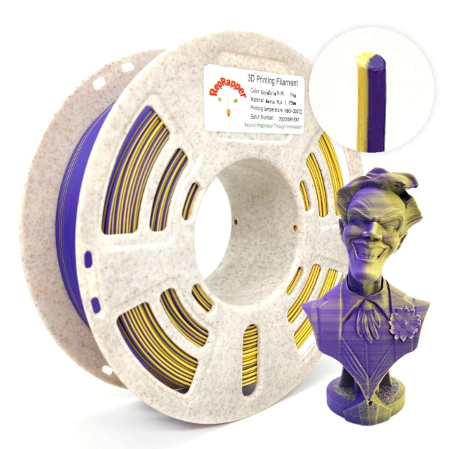 RepRapper Technologies Co-extruded PLA - Silk & Matte - 1 KG