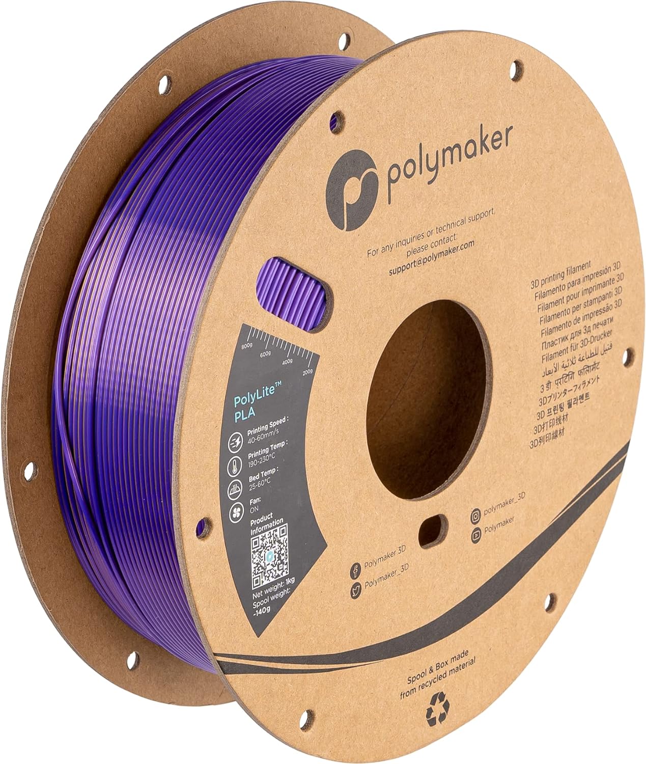 PolyLite Dual Silk PLA 1 kg