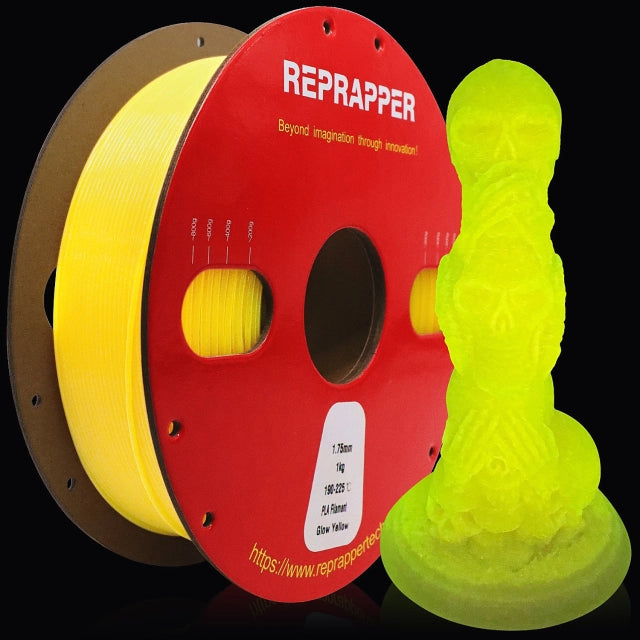 RepRapper Technologies - Glow-in-the-dark PLA - 1.75 mm