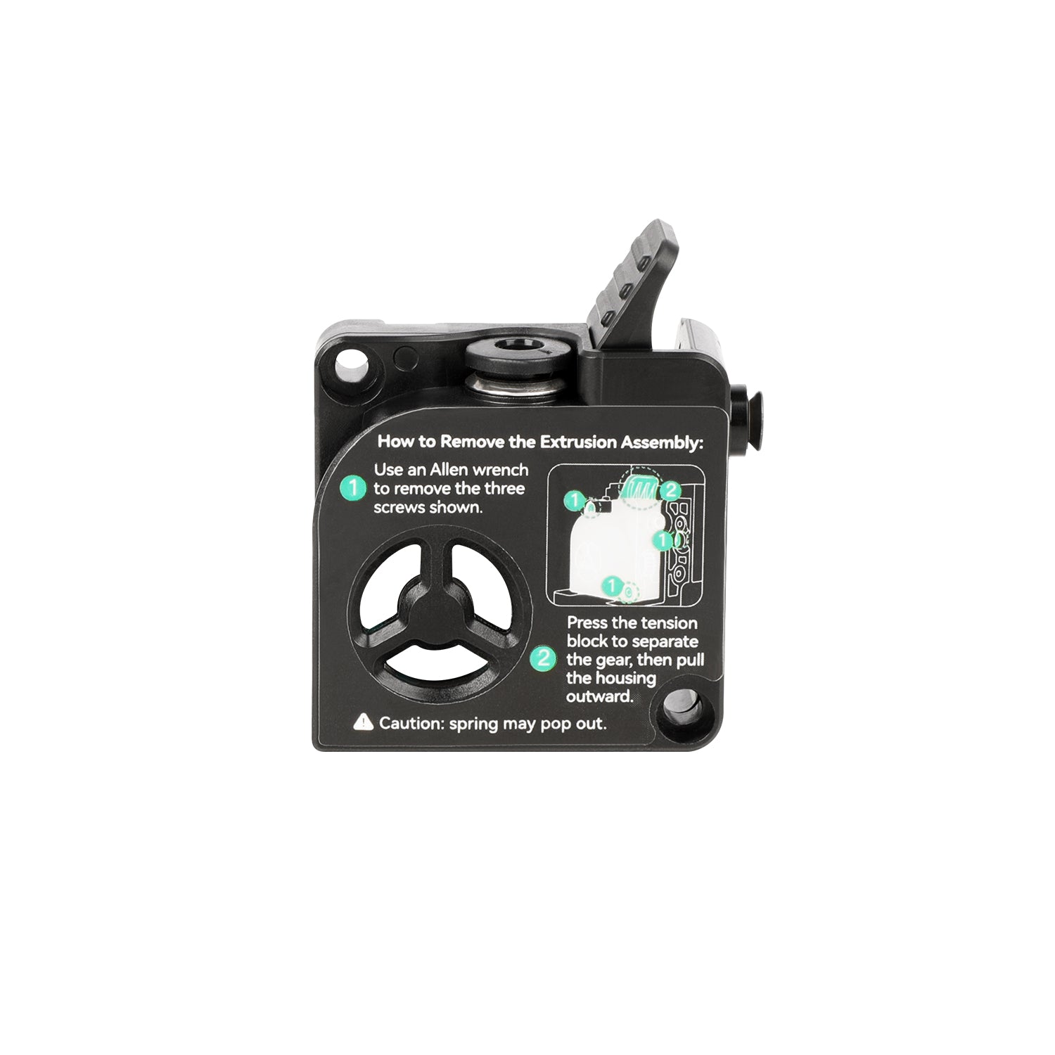 K2 Plus Extruder Parts