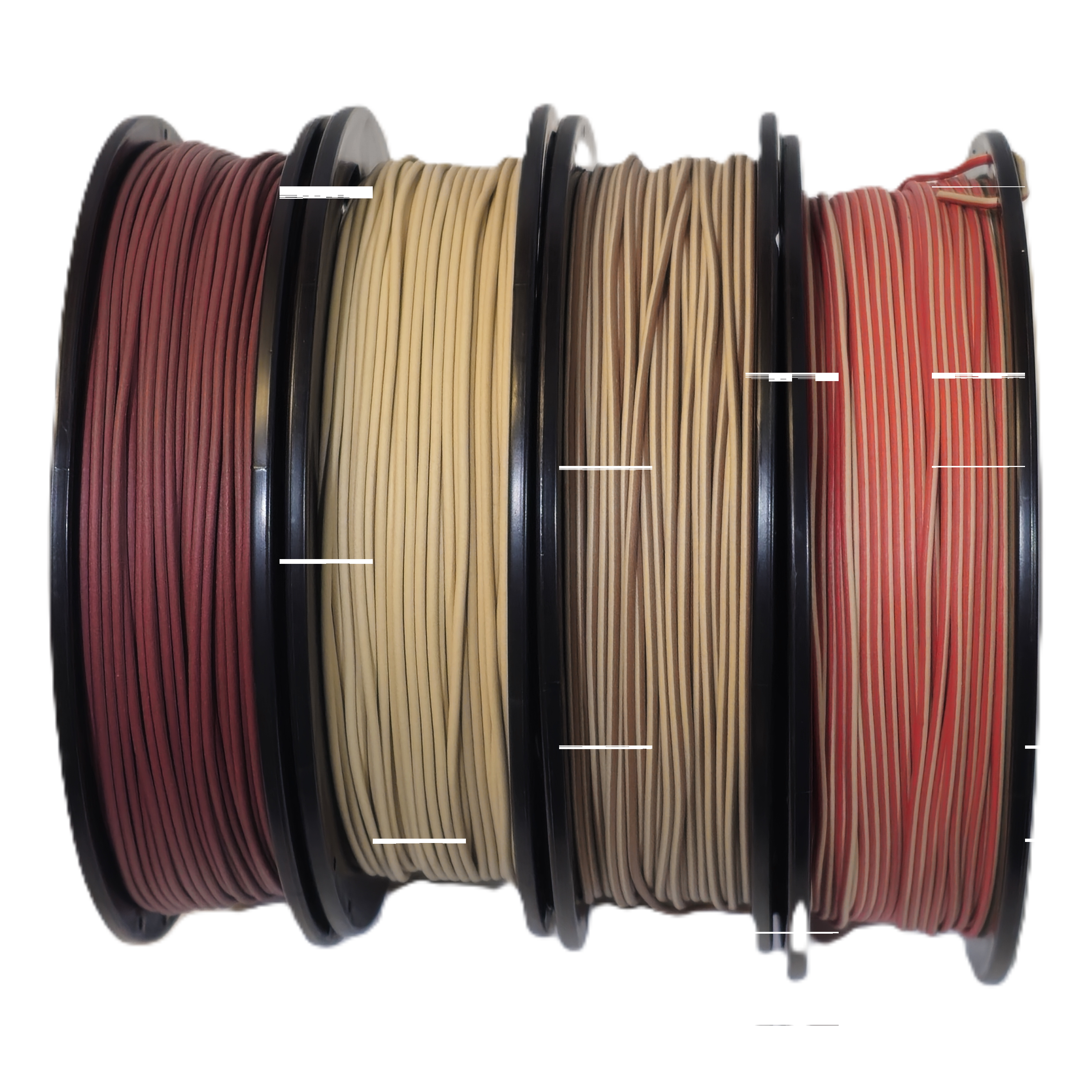 RepRapper Tech sample Pack PLA 250g x 4