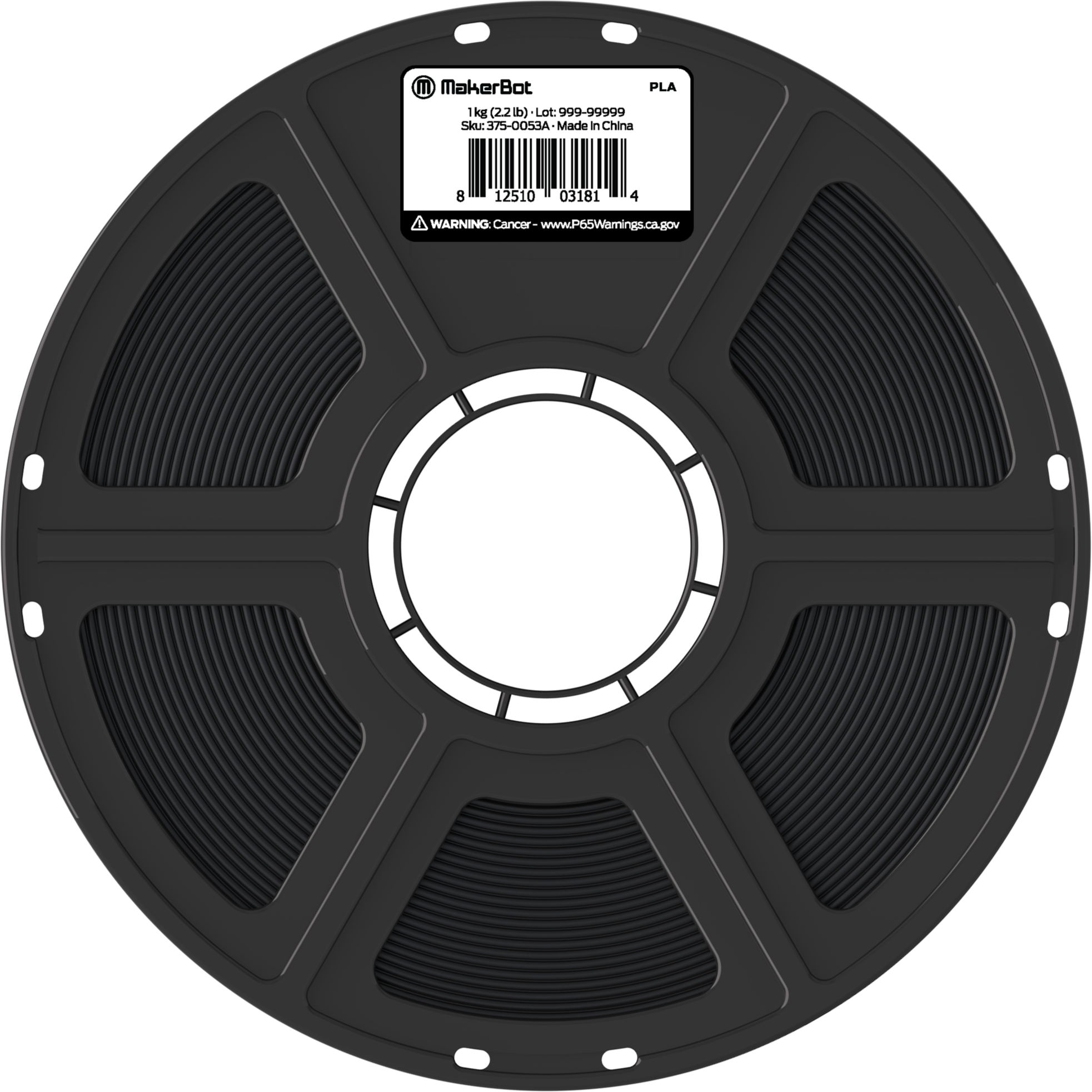 MakerBot PLA for SKETCH 1.75mm, 1 kg (2.2 lbs) - LEAD TIME MAY APPLY