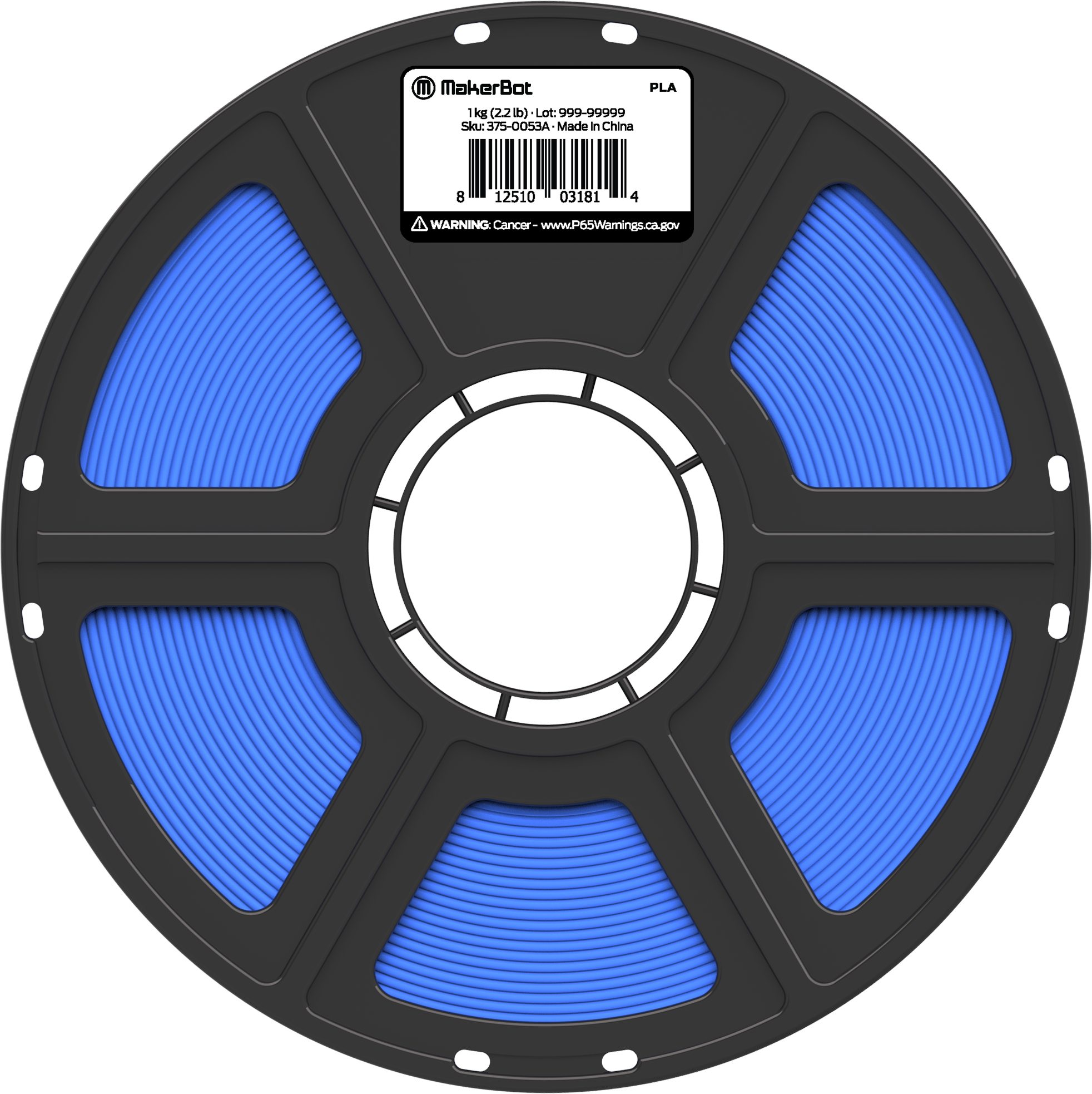MakerBot PLA for SKETCH 1.75mm, 1 kg (2.2 lbs) - LEAD TIME MAY APPLY