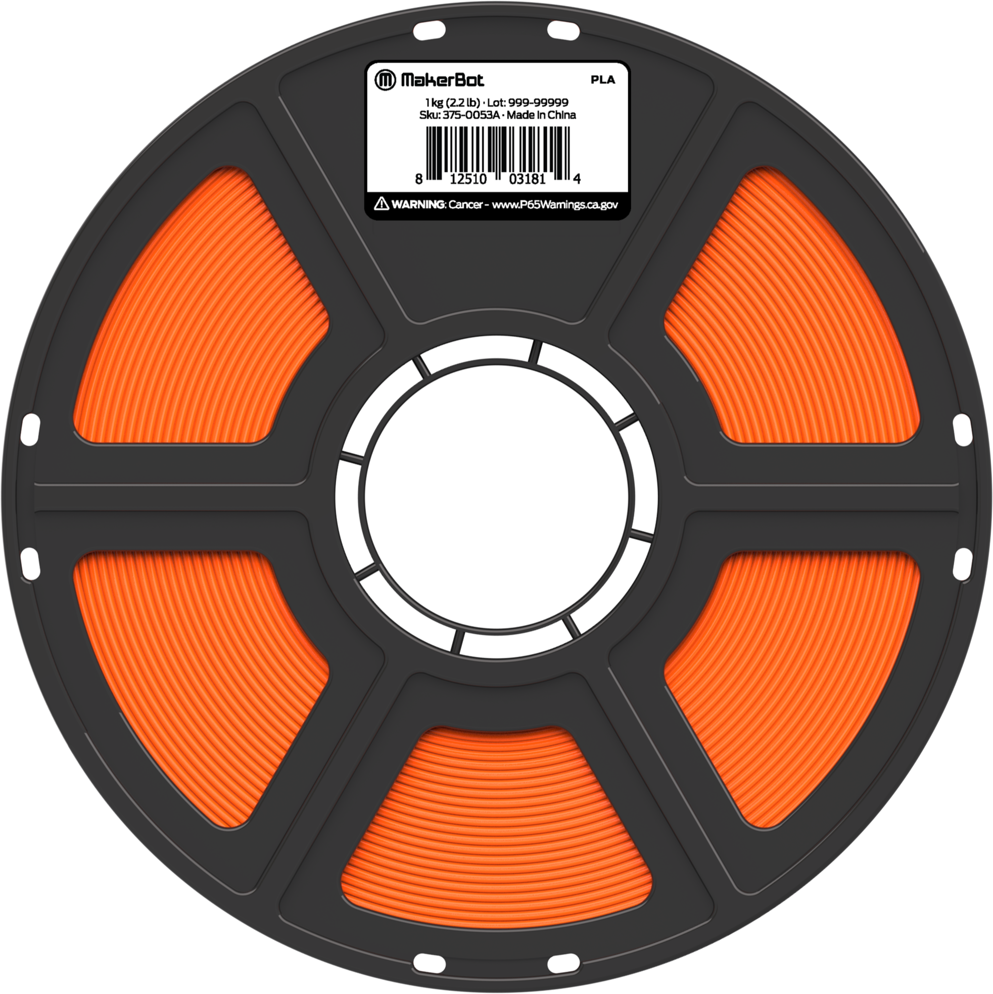 MakerBot PLA for SKETCH 1.75mm, 1 kg (2.2 lbs) - LEAD TIME MAY APPLY