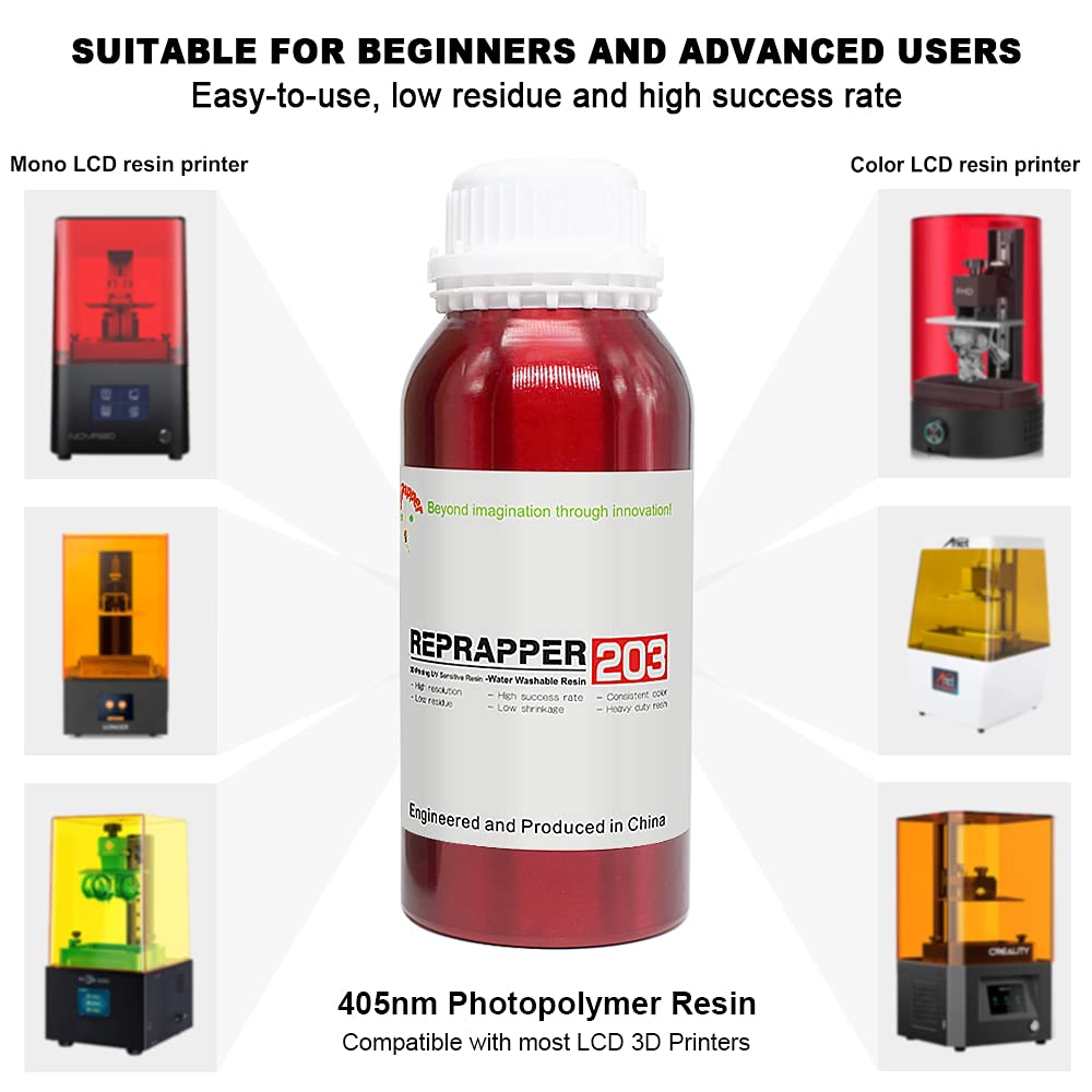 RepRapper Tech Water Washable Resin
