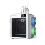 Creality K3 nozzle changing 3D printer, front view with filament spools on the side
