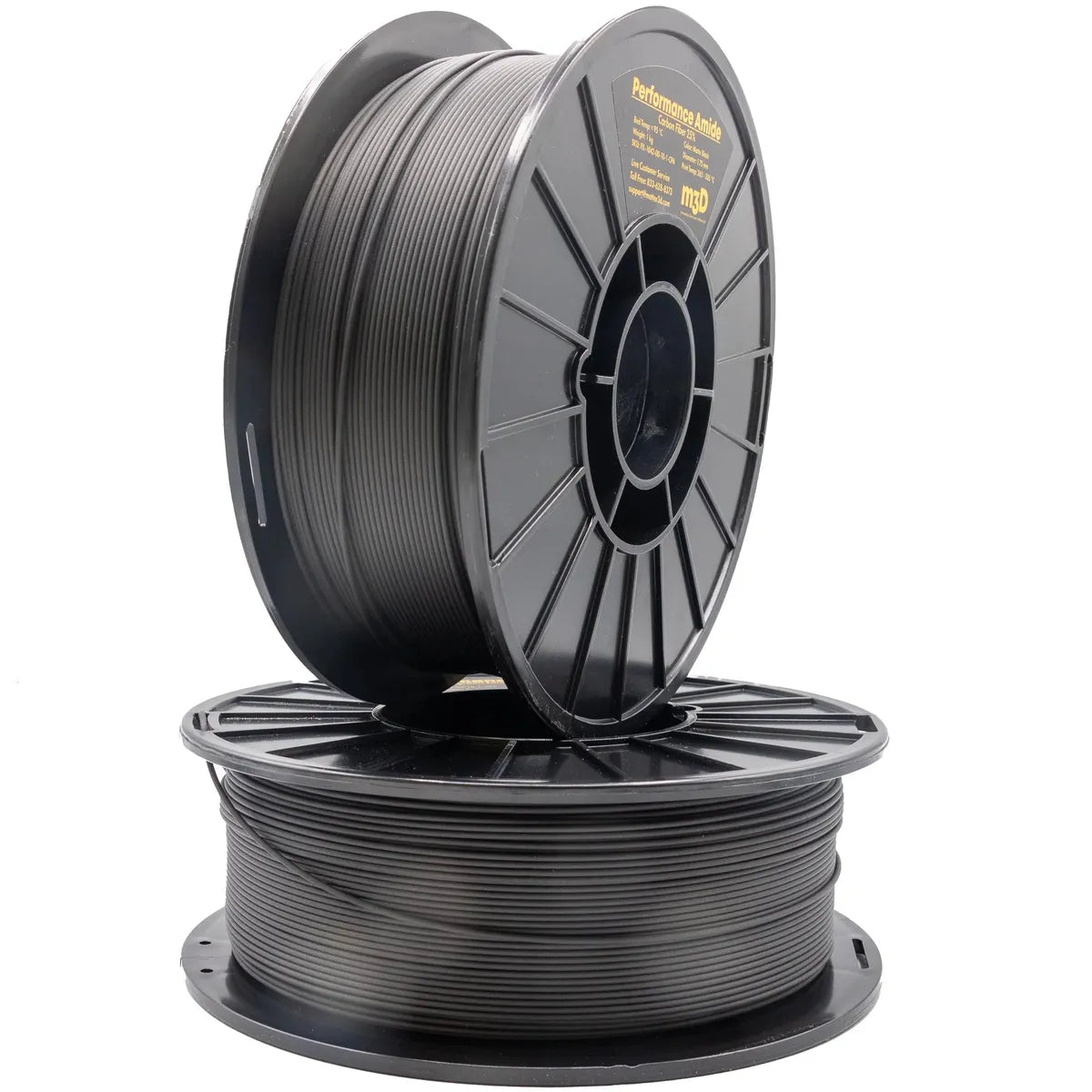 Matter3D Performance Amide Nylon 66 HT CF black carbon fiber spool