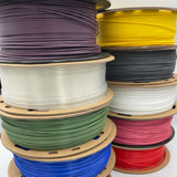 Matter3D Performance PLA colour assortment on cardboard and plastic spools