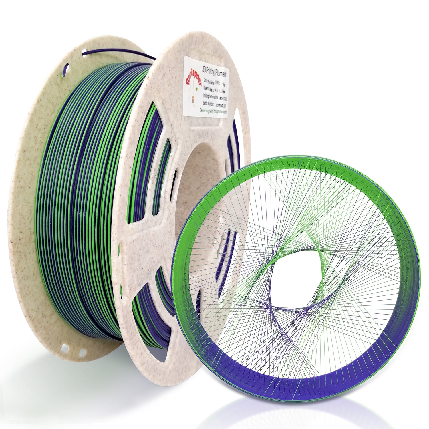 RepRapper Tech Matte Dual Co-extruded PLA 1 KG