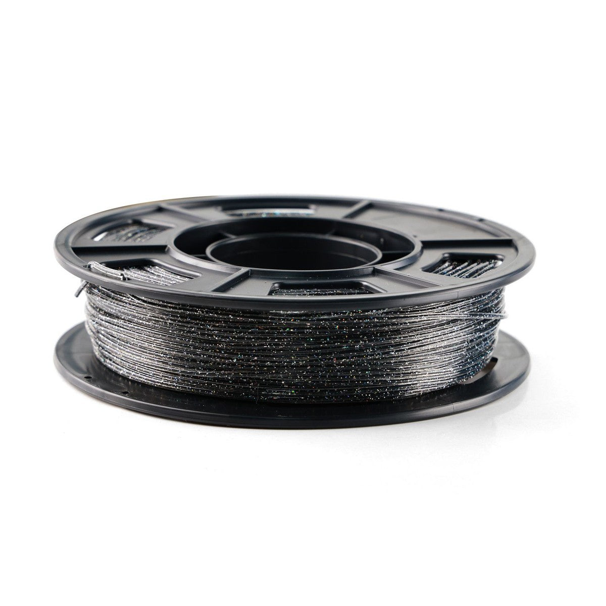 RepRapper Tech Galaxy PLA Black glitter spool