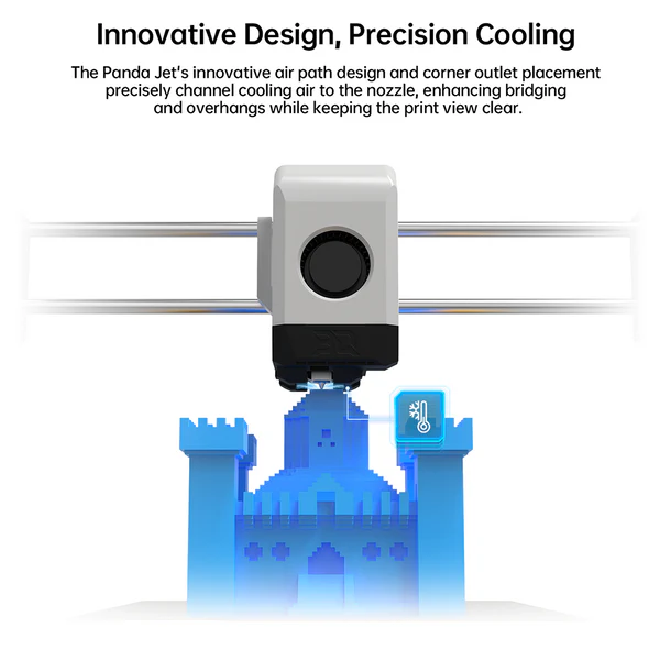 Panda Jet Cooling Fan Duct for Bambu Labs