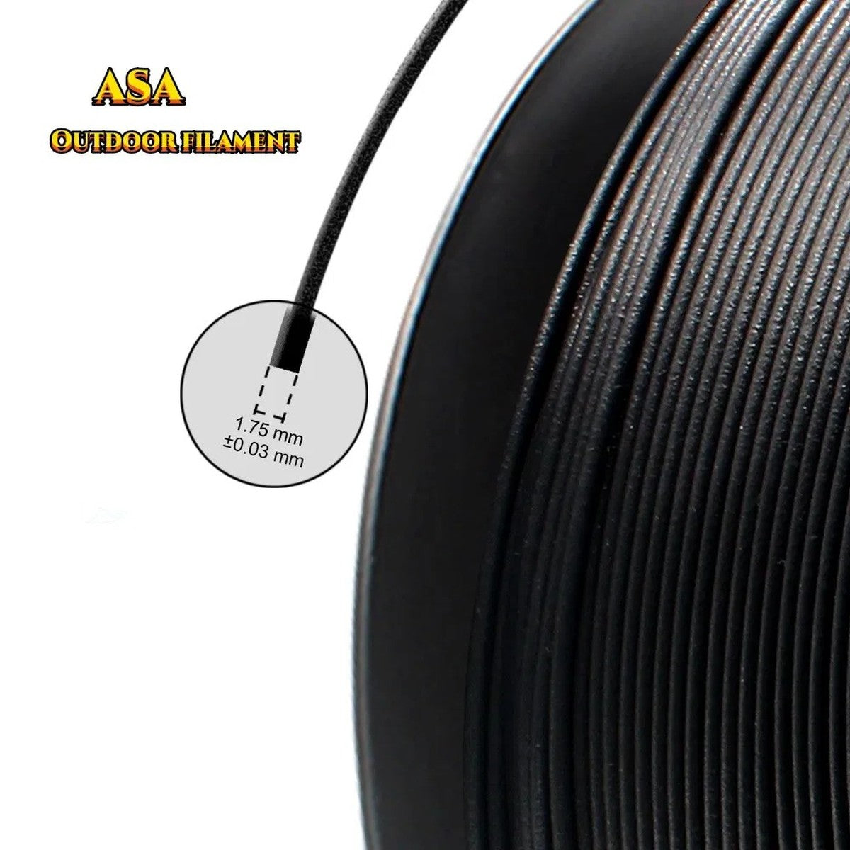 RepRapper Tech ASA outdoor filament 1.75 mm ±0.03 mm