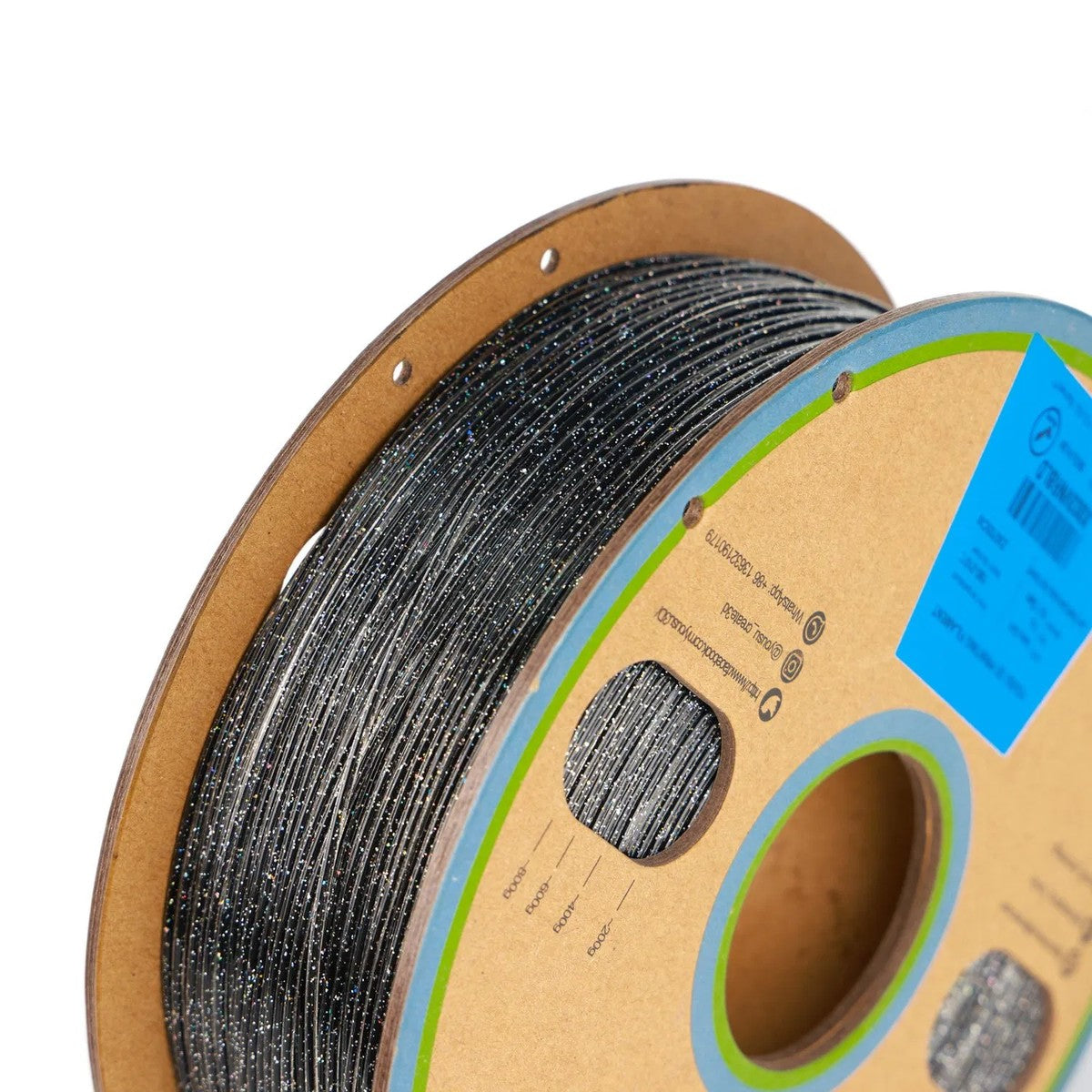 RepRapper Tech Galaxy PLA Black sparkle filament