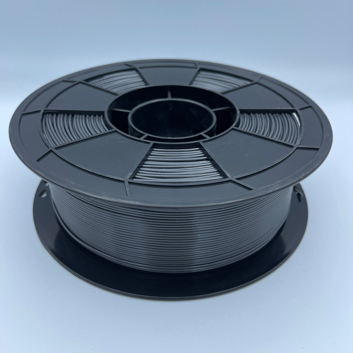 Matter3D Performance PETg Grey filament on black spool