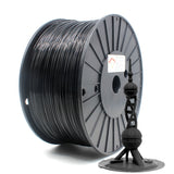 RepRapper Tech PLA Plus black spool with printed tower