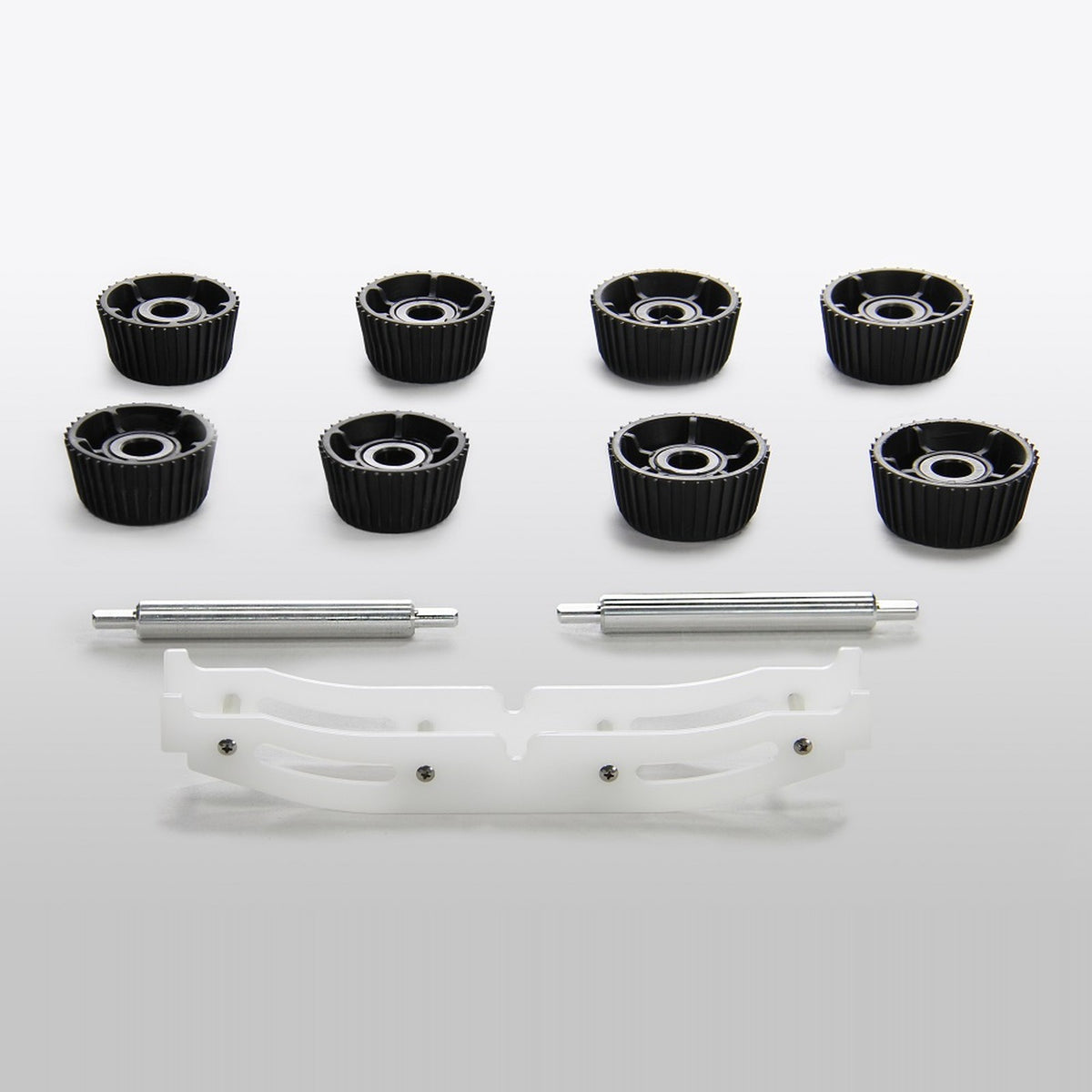 PrintDry PRO4 spool adapters, 2 spool shafts and support bridge