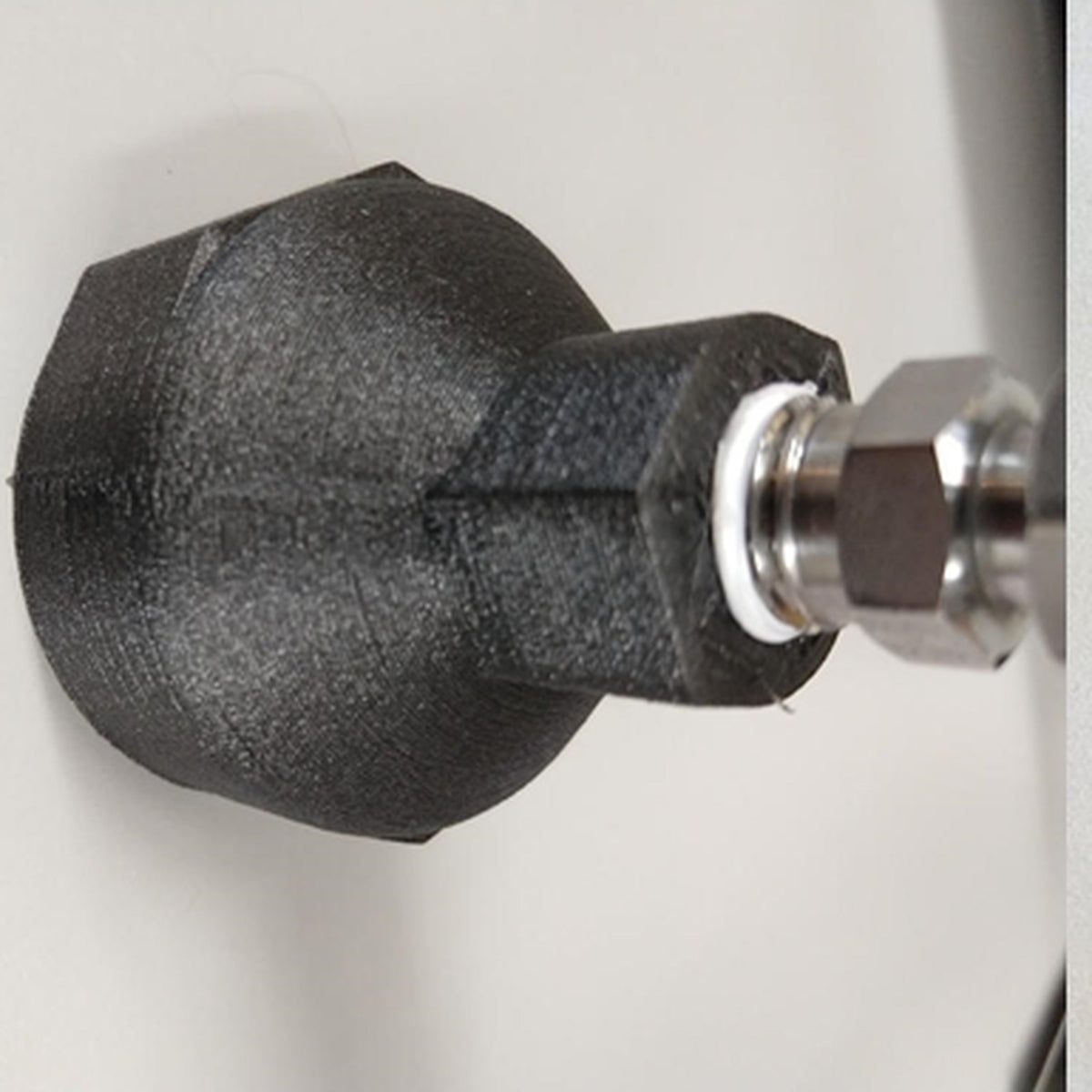 YouSu PETG Carbon Fiber matte black printed connector detail
