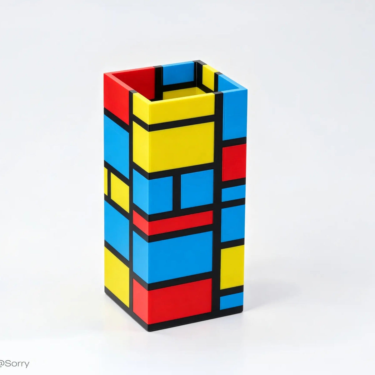 Four color cube printed on the SPARKX i8 with clean color lines