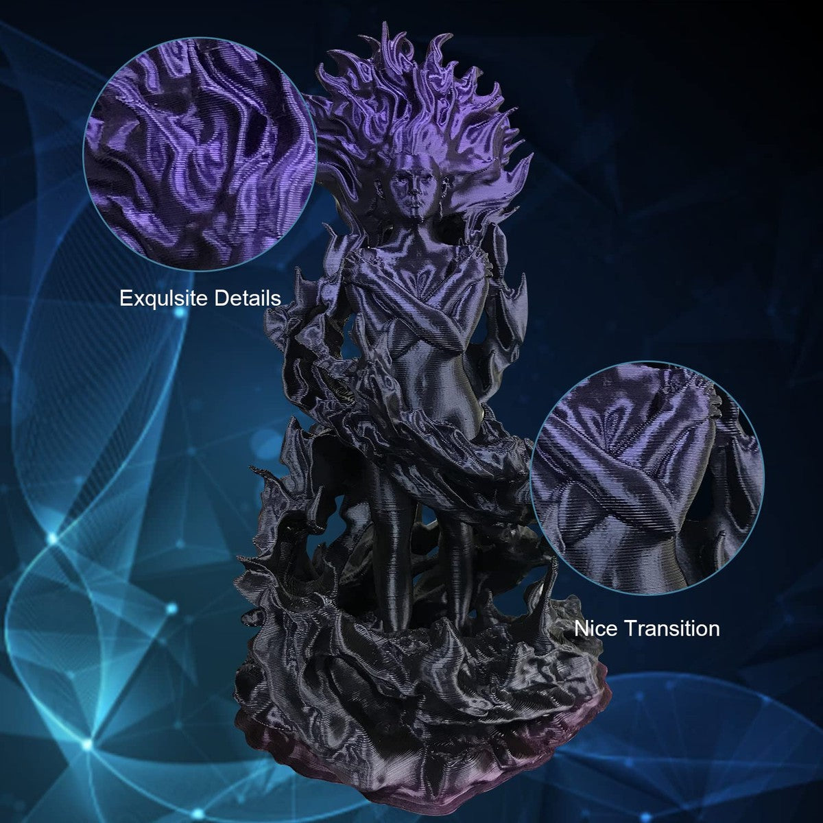 Black/Purple