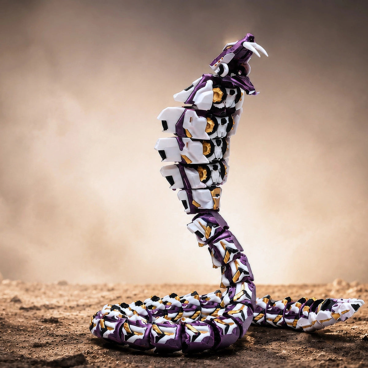 Mechanical cobra model printed in several colors on the SPARKX i8