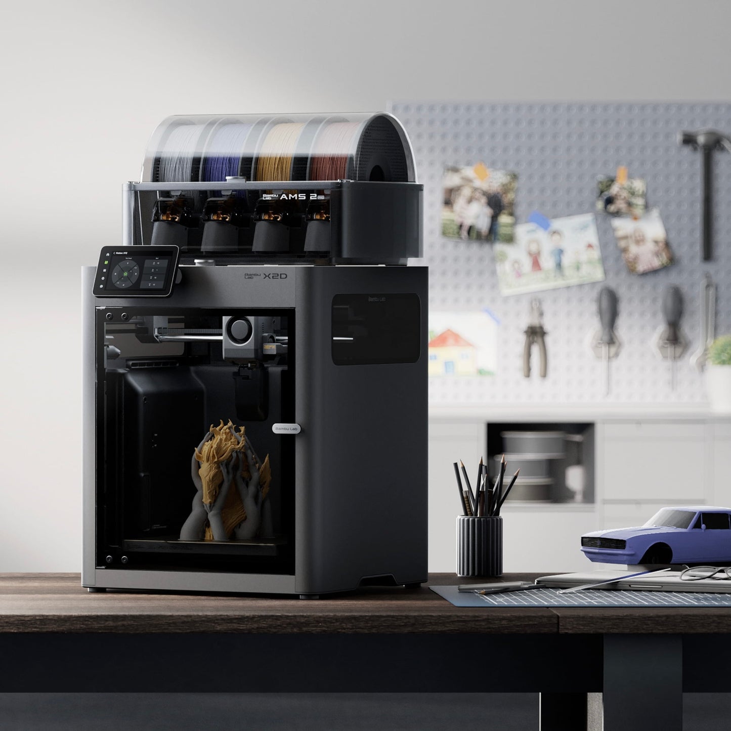 Bambu Labs X2D • High-Speed Dual-Nozzle 3D Printer