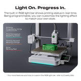 SparkX i7 RGB light bar that shows print status