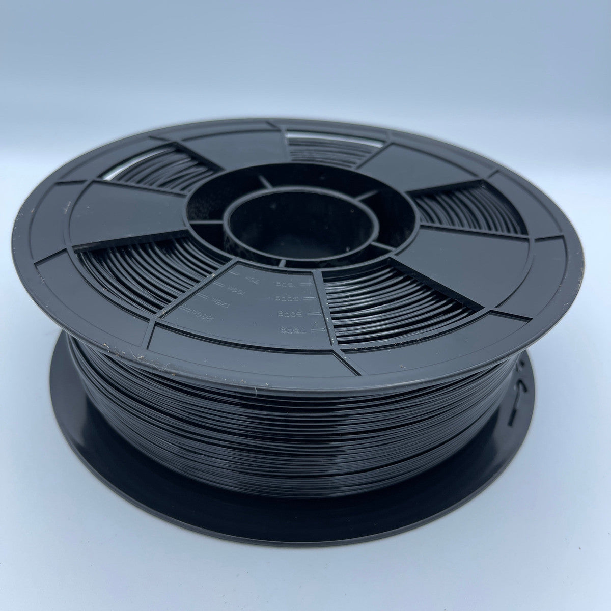 Matter3D Performance PETg Black filament on marked black spool
