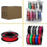 RepRapper Tech PLA Plus vacuum-sealed spools with desiccant