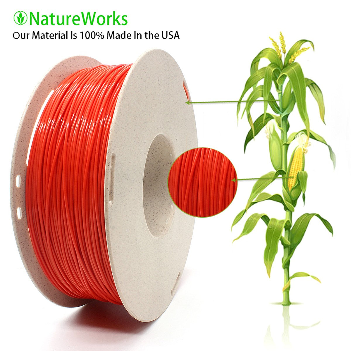 RepRapper Tech PLA Plus NatureWorks Ingeo USA raw material
