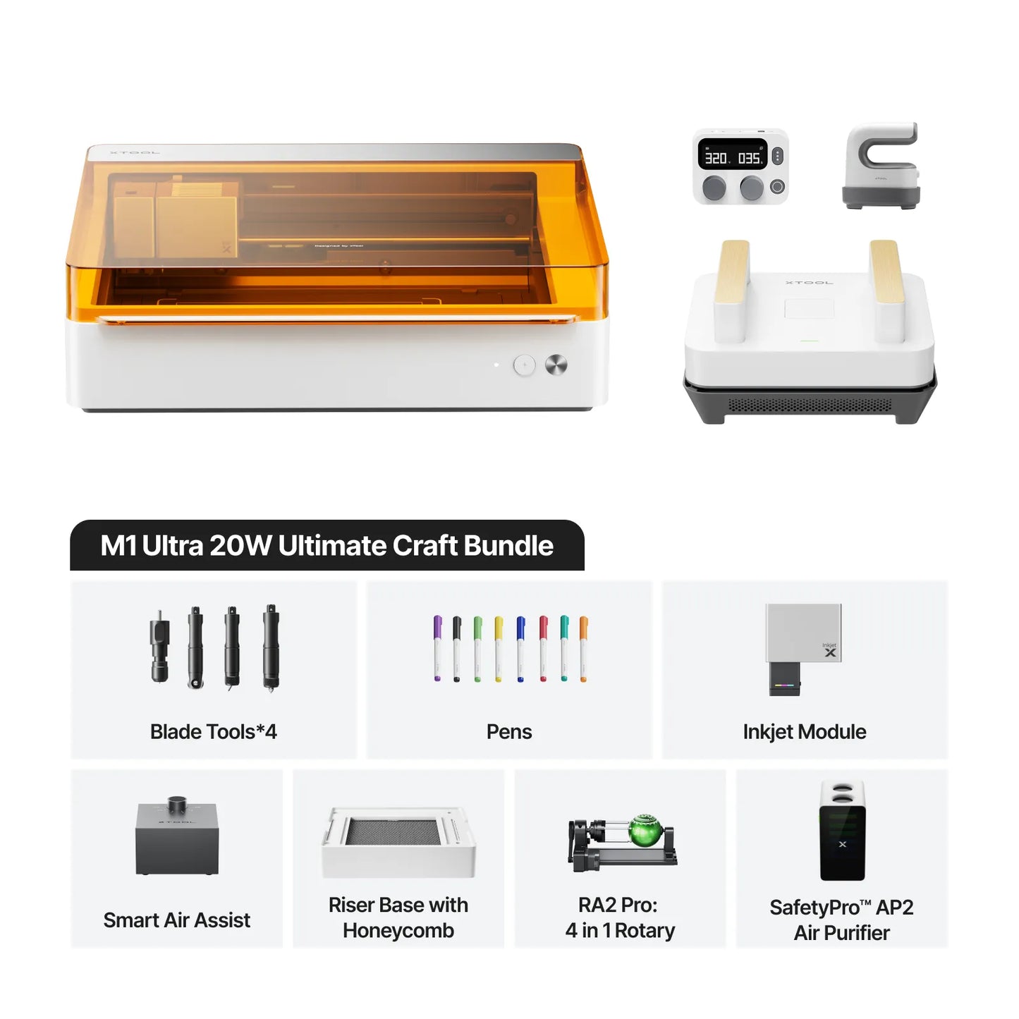 xTool M1 Ultra The World's First 4-in-1 Craft Machine