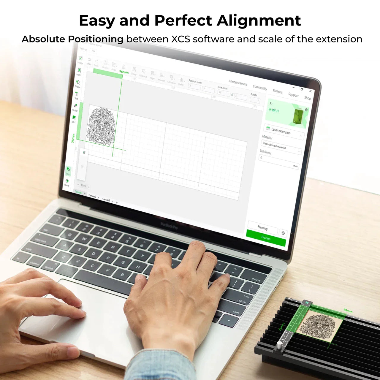 xTool Slide Extension for F2/F1
