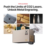 xTool 5W IR laser module for P3 with engraved metal samples
