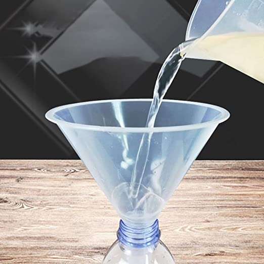 4.5 Inch Wide Mouth Clear Plastic Funnel