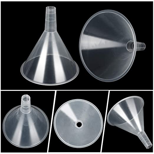 4.5 Inch Wide Mouth Clear Plastic Funnel