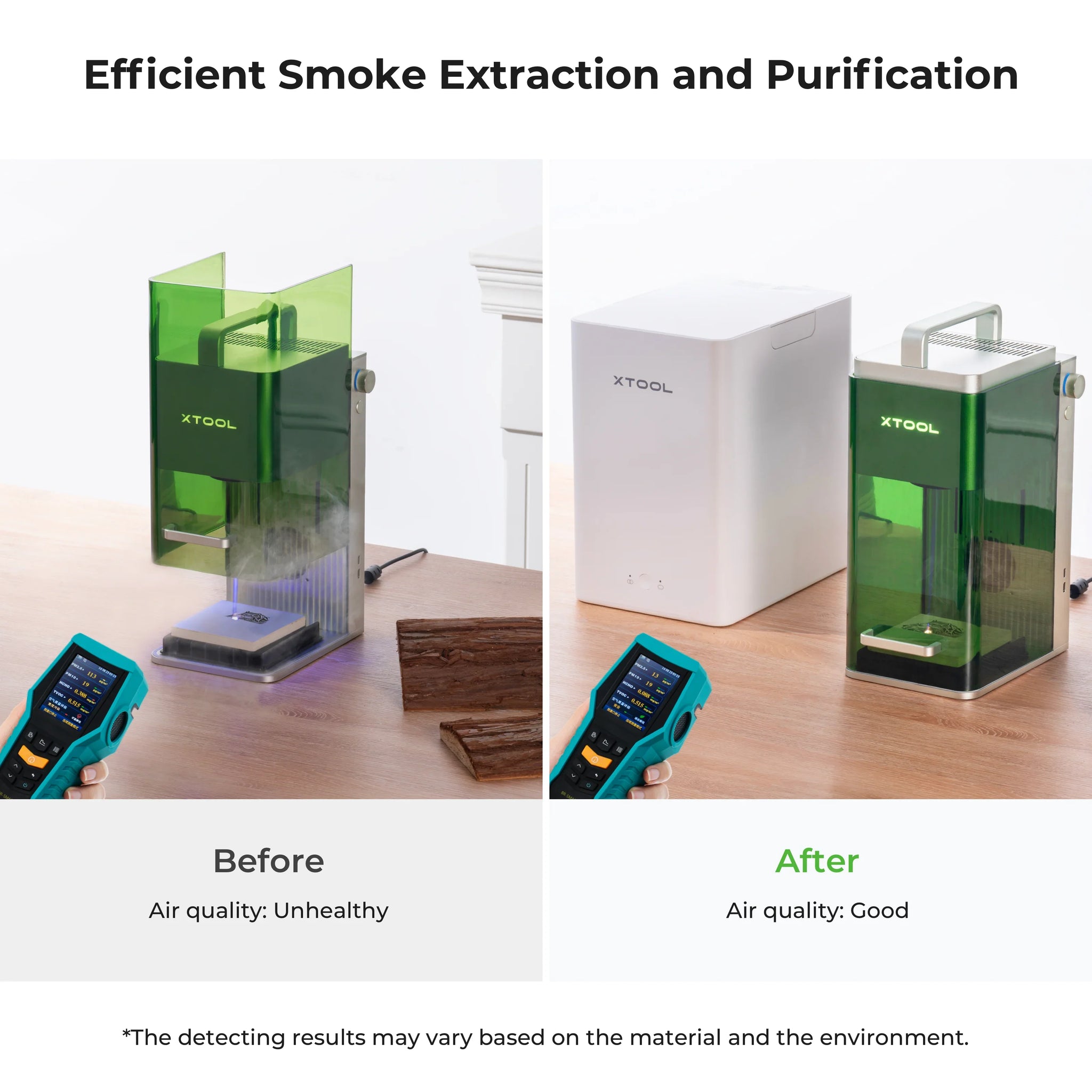 Desktop Air Purifier for xTool F1/F2/ M1 Ultra