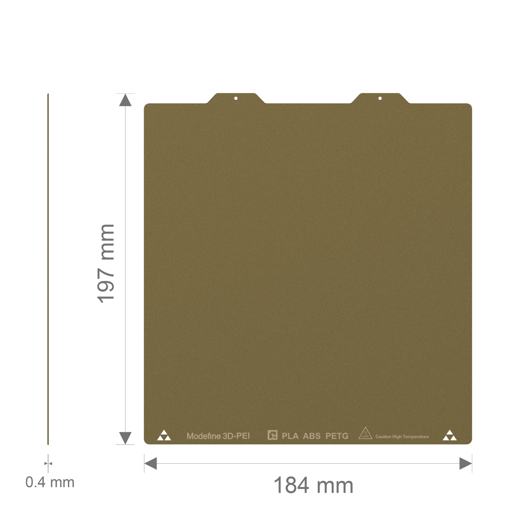 Modefine 3D Bambu Textured PEI Plate A1 Mini Series
