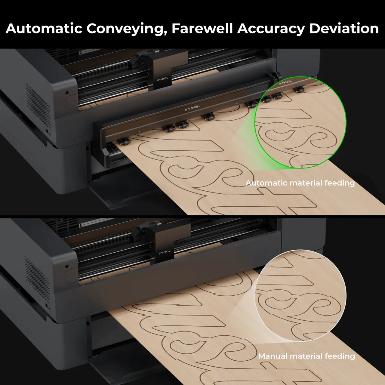 xTool Automatic Conveyor Feeder for xTool P2S & P2