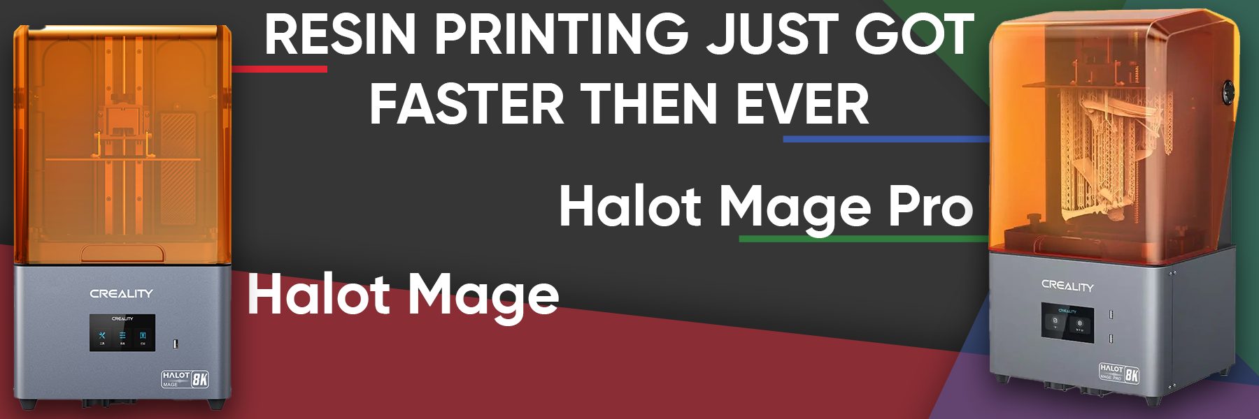 Imprimante 3D Creality Halot Mage Pro - Technologie Services