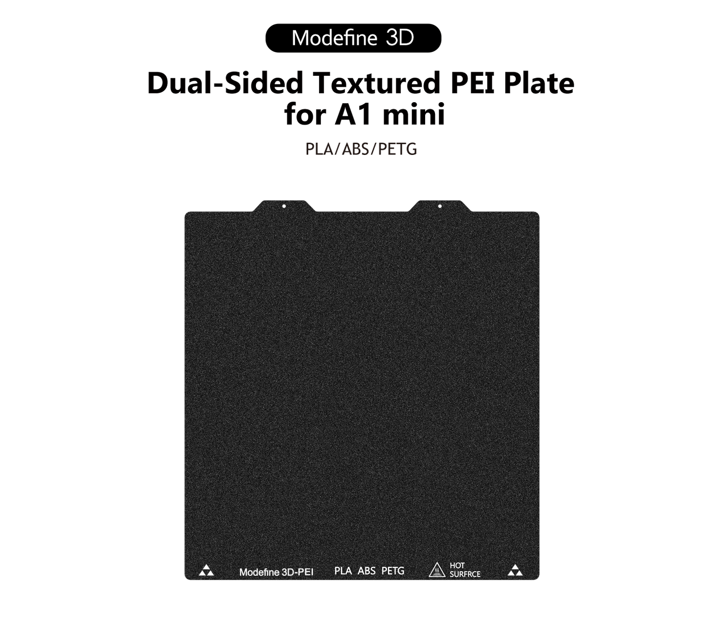 Modefine 3D Bambu Textured PEI Plate A1 Mini Series